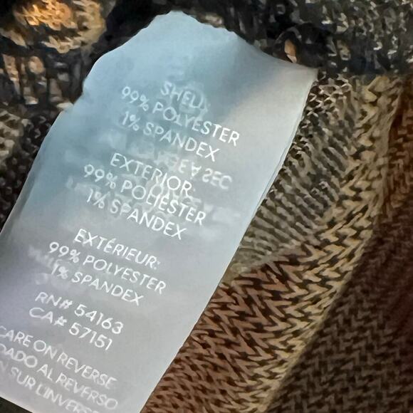 Calvin Klein Herringbone Knit Belted Midi Dress Size 16W NWOT - Picture 11 of 12